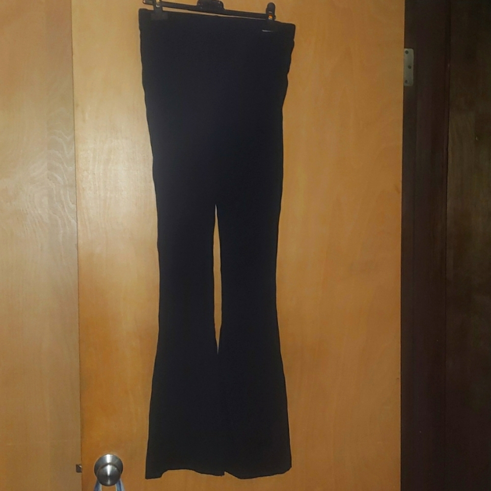Soft pants flared bottom